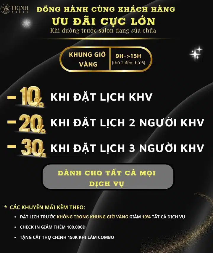 uu dai khung gio vang tai Salon