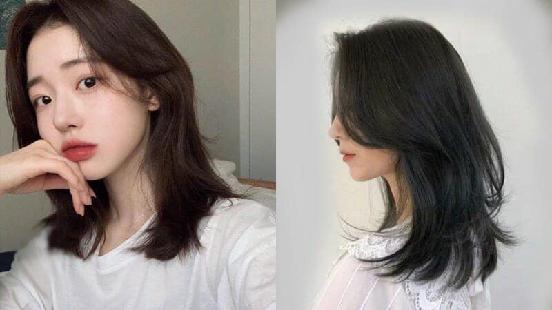 Kiểu tóc mullet nữ kết hợp mái dài - Tiệm tóc nữ Đà Nẵng