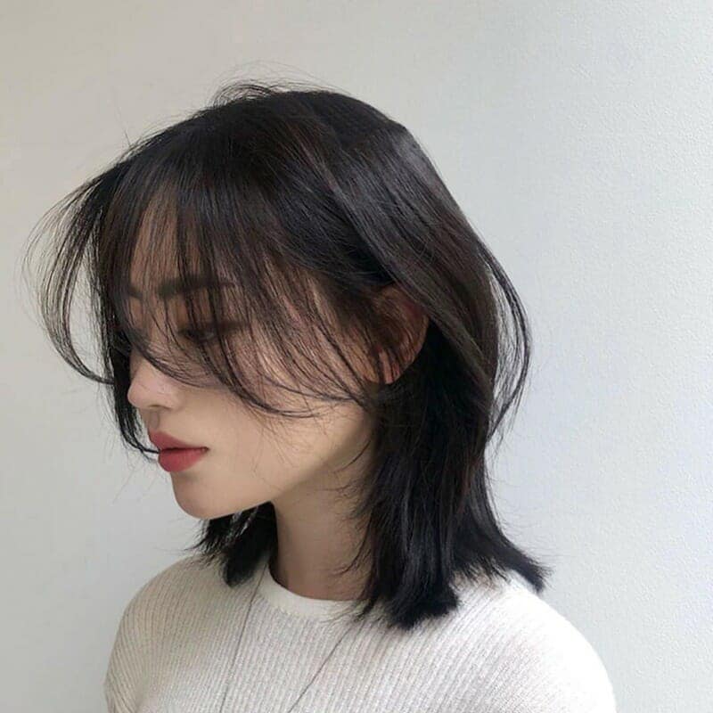 Tóc Mullet Layer Nữ Tỉa Ngắn