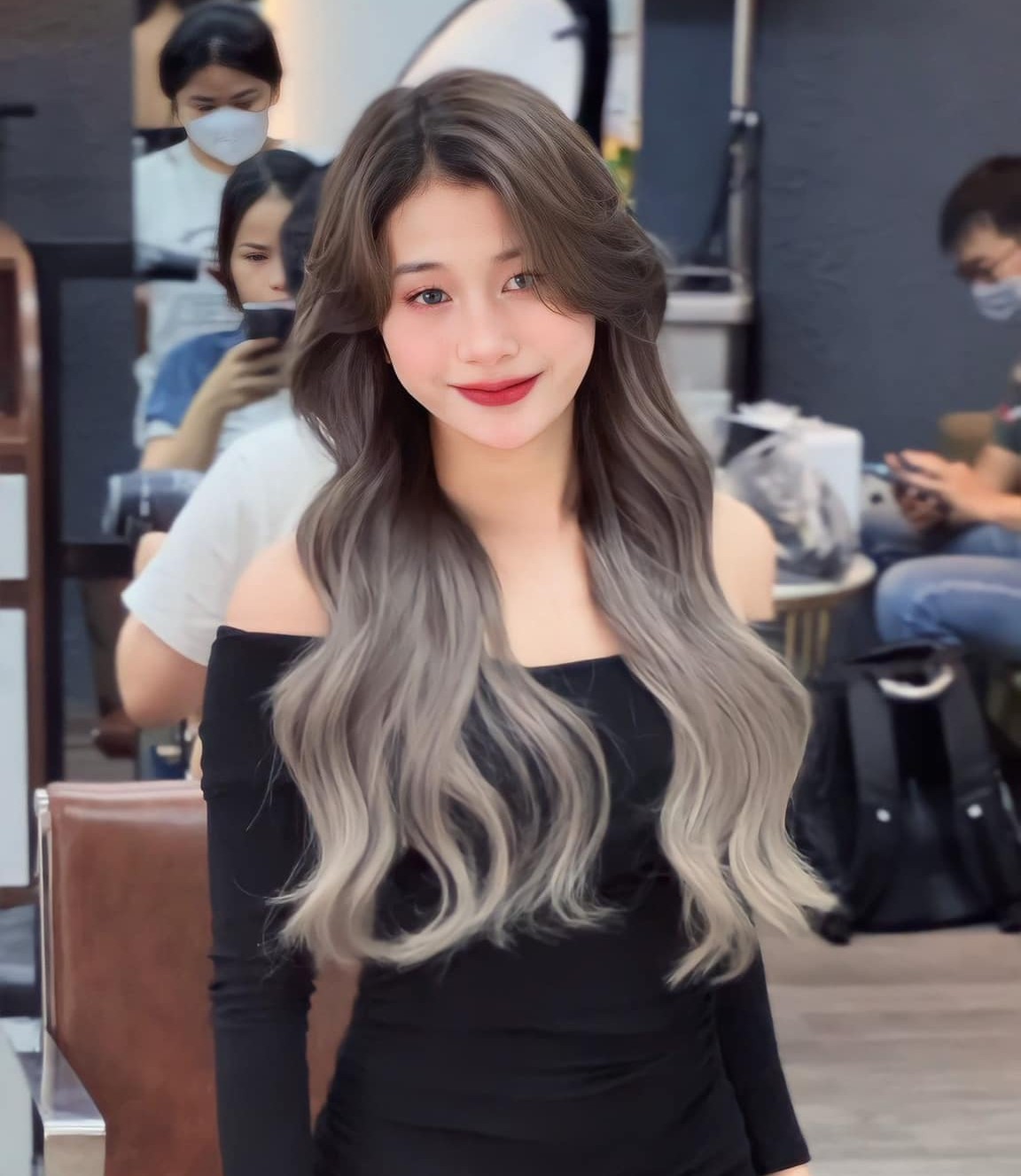 Nhuộm Balayage Khói Xám - Hair Salon Trịnh Saser Đà Nẵng